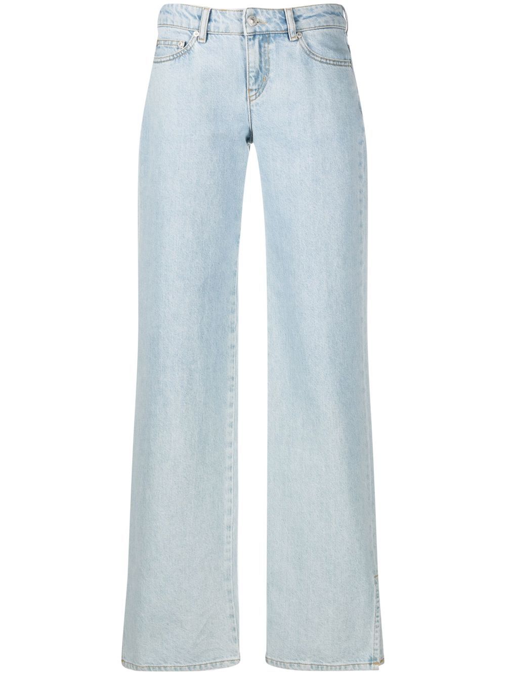 Chiara Ferragni low-rise wide-leg jeans - Blue von Chiara Ferragni