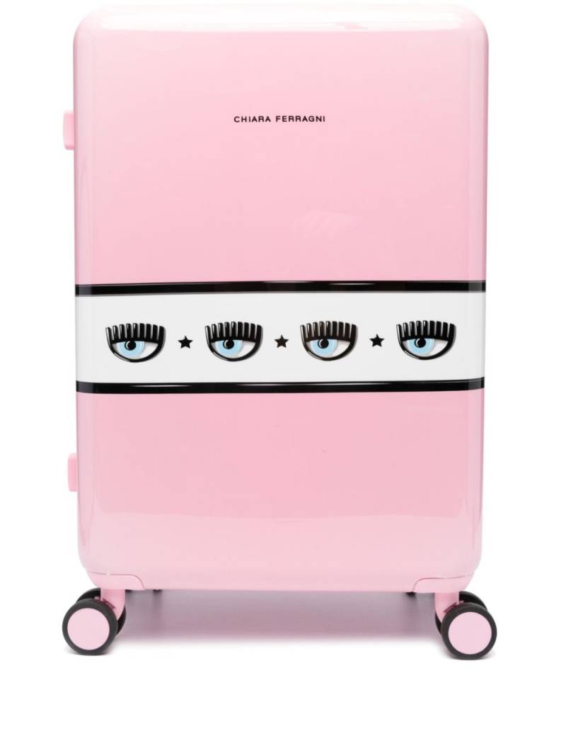 Chiara Ferragni medium Logomania travel case - Pink von Chiara Ferragni