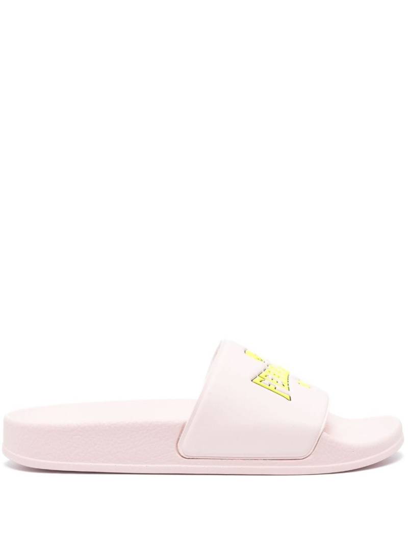 Chiara Ferragni open-toe logo-print slides - Pink von Chiara Ferragni