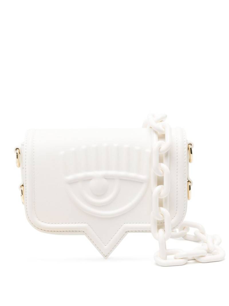 Chiara Ferragni small Eyelike shoulder bag - White von Chiara Ferragni