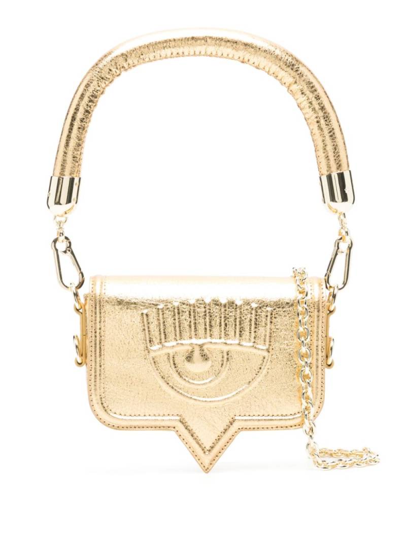 Chiara Ferragni small Metal Eyelike shoulder bag - Gold von Chiara Ferragni