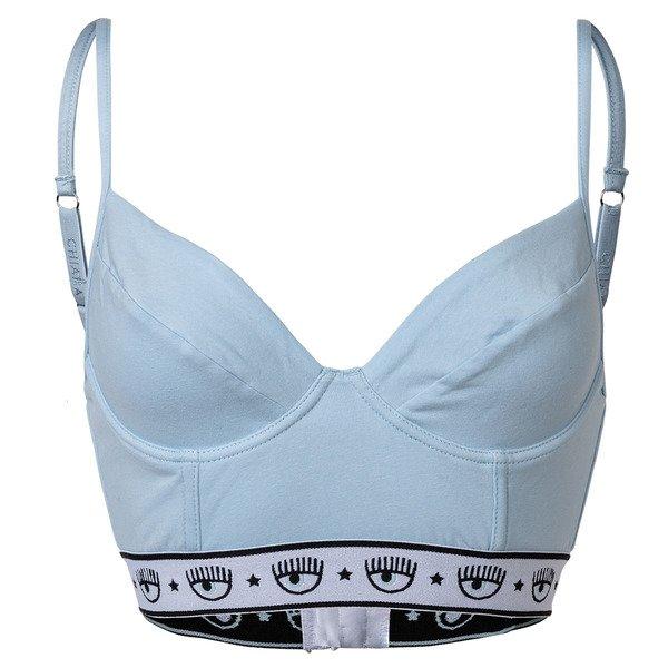 Chiara Ferragni - Bustier  Stretch, für Damen, Blau, Größe XL von Chiara Ferragni