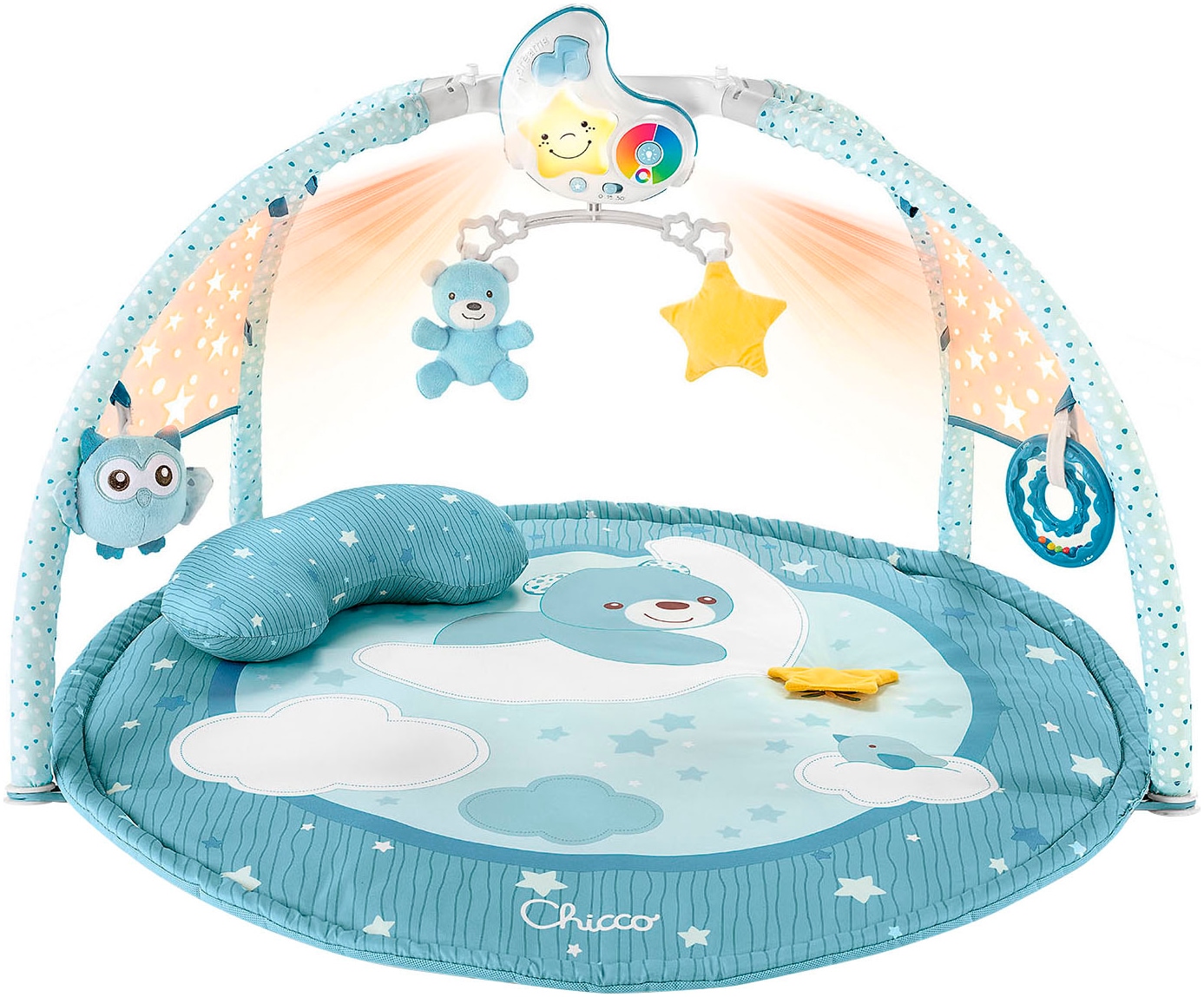 Chicco Baby Gym »Farbspiel Gym, Blue«, mit Projektionen und Melodien von Chicco