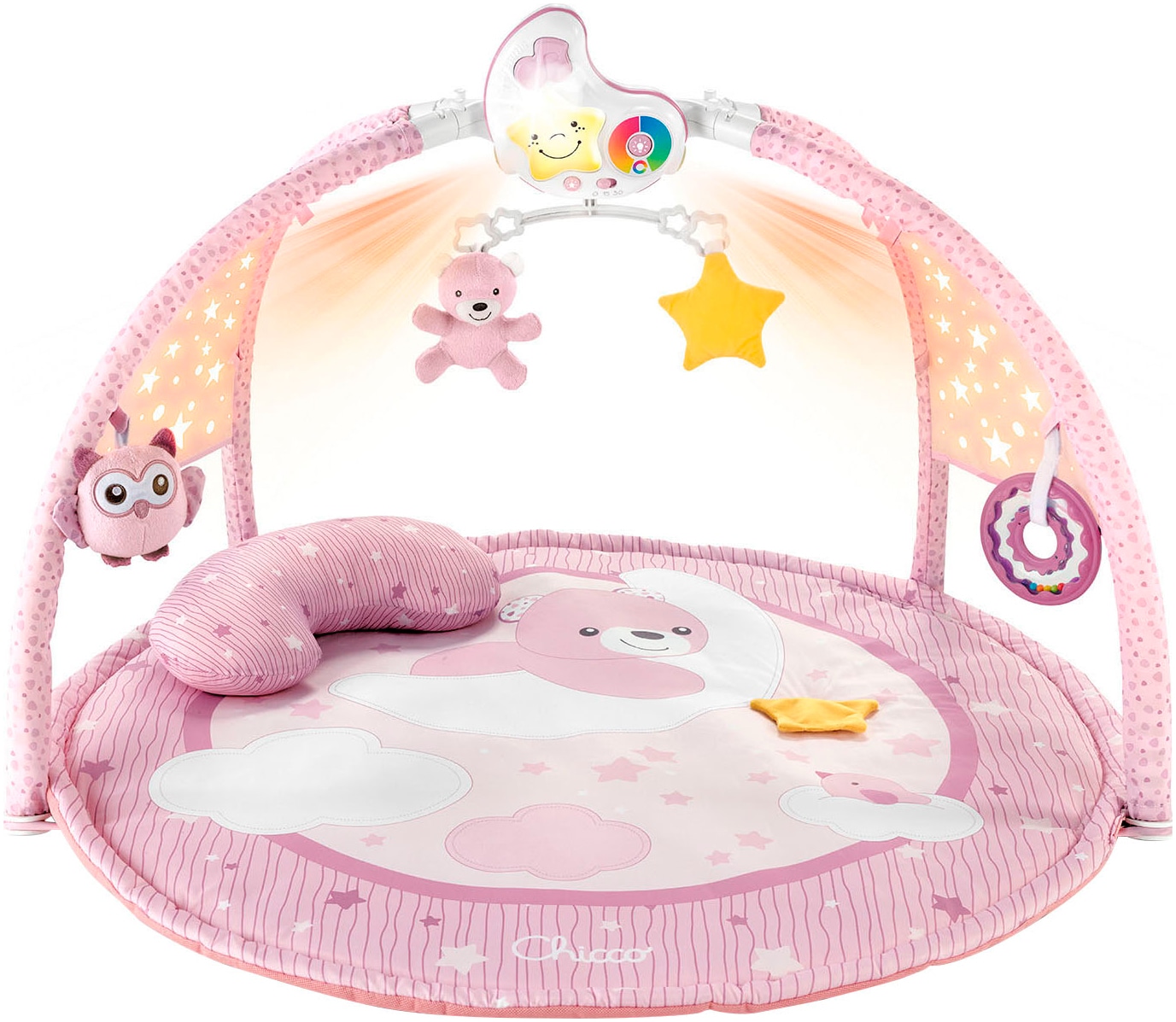 Chicco Baby Gym »Farbspiel Gym, Pink«, mit Projektionen und Melodien von Chicco