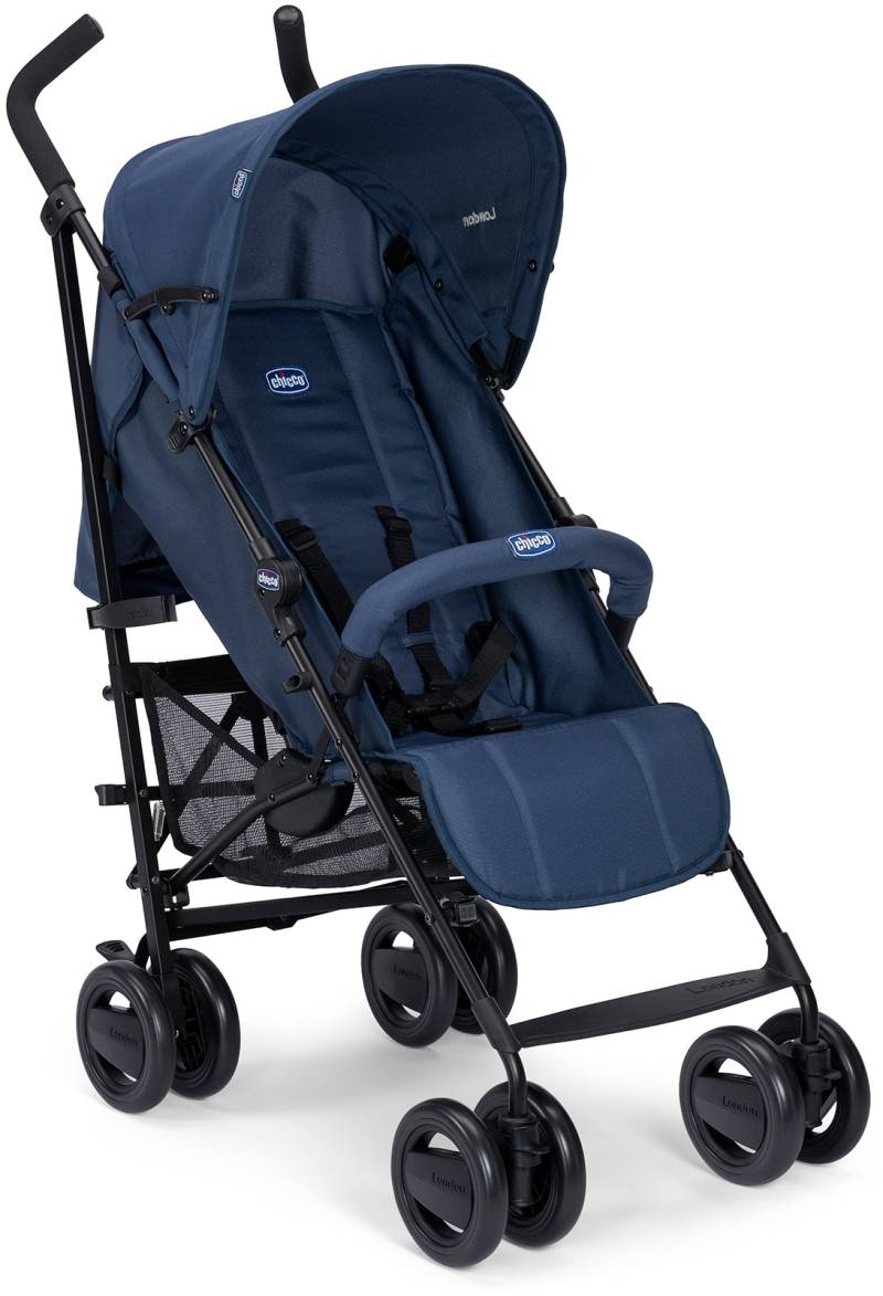 Chicco Kinder-Buggy »London, blue passion«, mit schwenk- und feststellbaren Vorderrädern; von Chicco