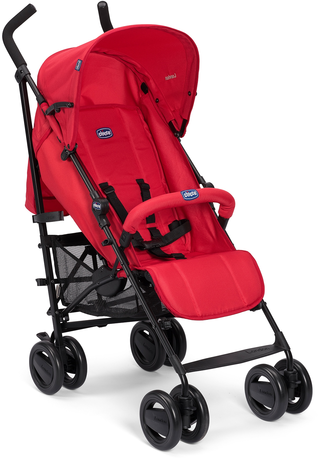 Chicco Kinder-Buggy »London, red passion«, mit schwenk- und feststellbaren Vorderrädern; von Chicco