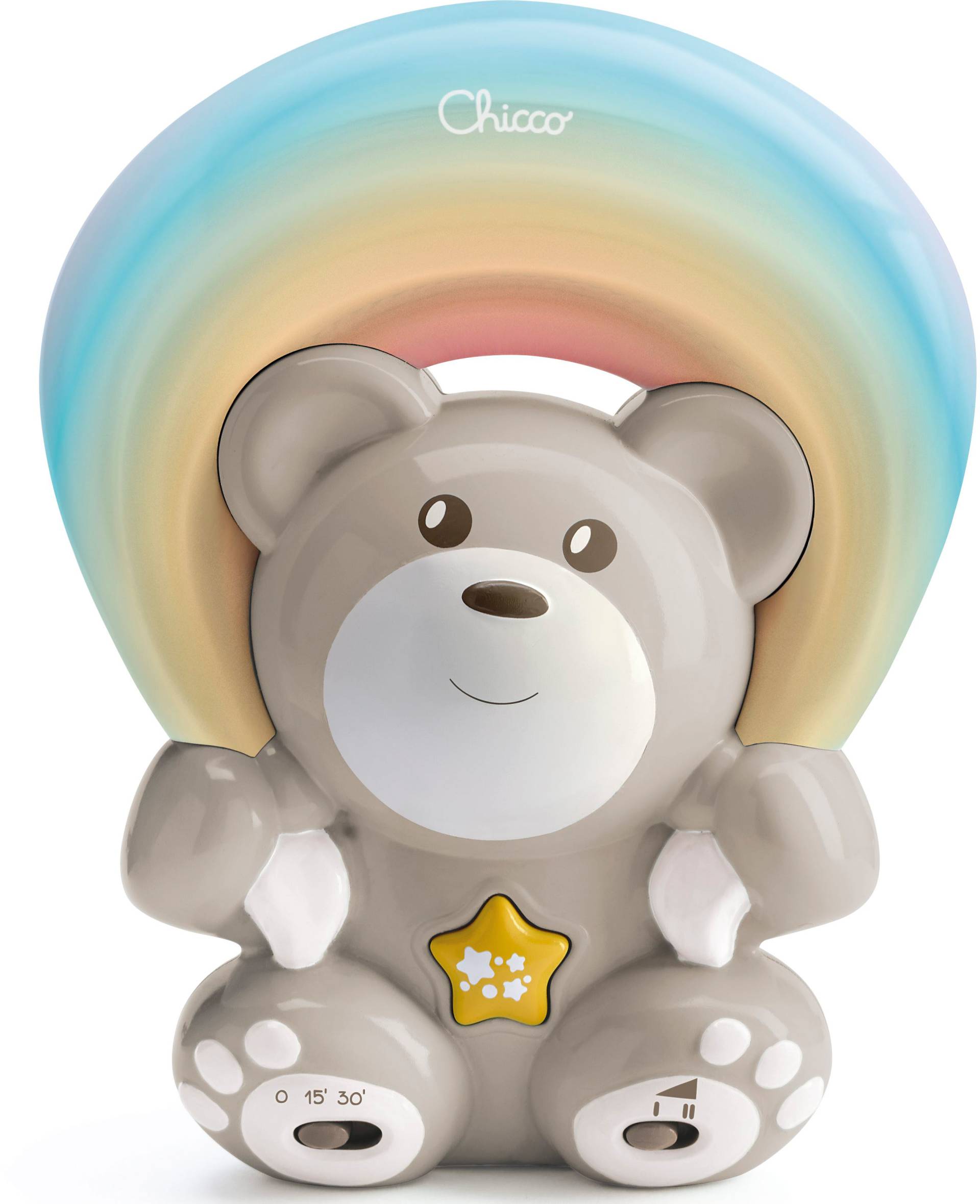 Chicco Nachtlicht »Regenbogenprojektor Bär, Neutral«, mit Melodien von Chicco