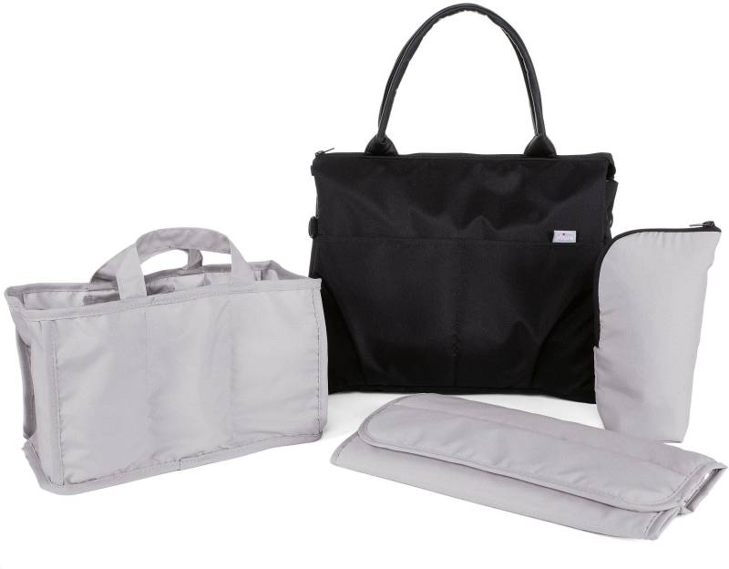 Chicco Wickeltasche »Organizer Bag, Pure Black«, mit Rucksackfunktion und Wickelunterlage von Chicco