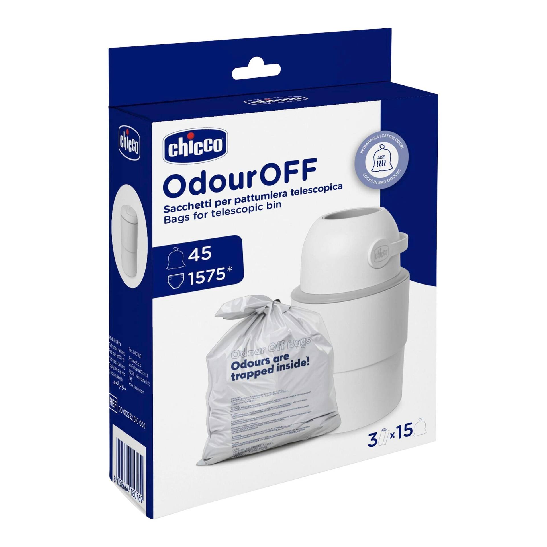 Müllbeutel für Teleskop-Windeleimer Odour Off Müllbeutel für Teleskop-Windeleimer Odour Off von Chicco