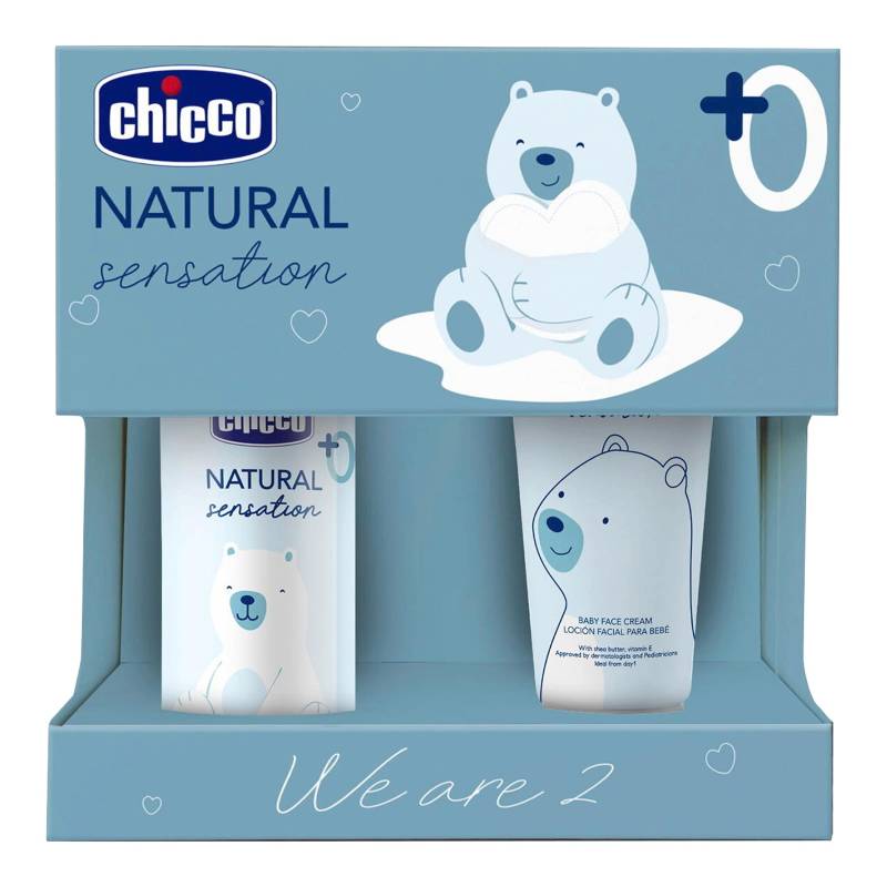 Set 5: 1 Massageöl 100 ml, Gesichtscreme 50 ml von Chicco