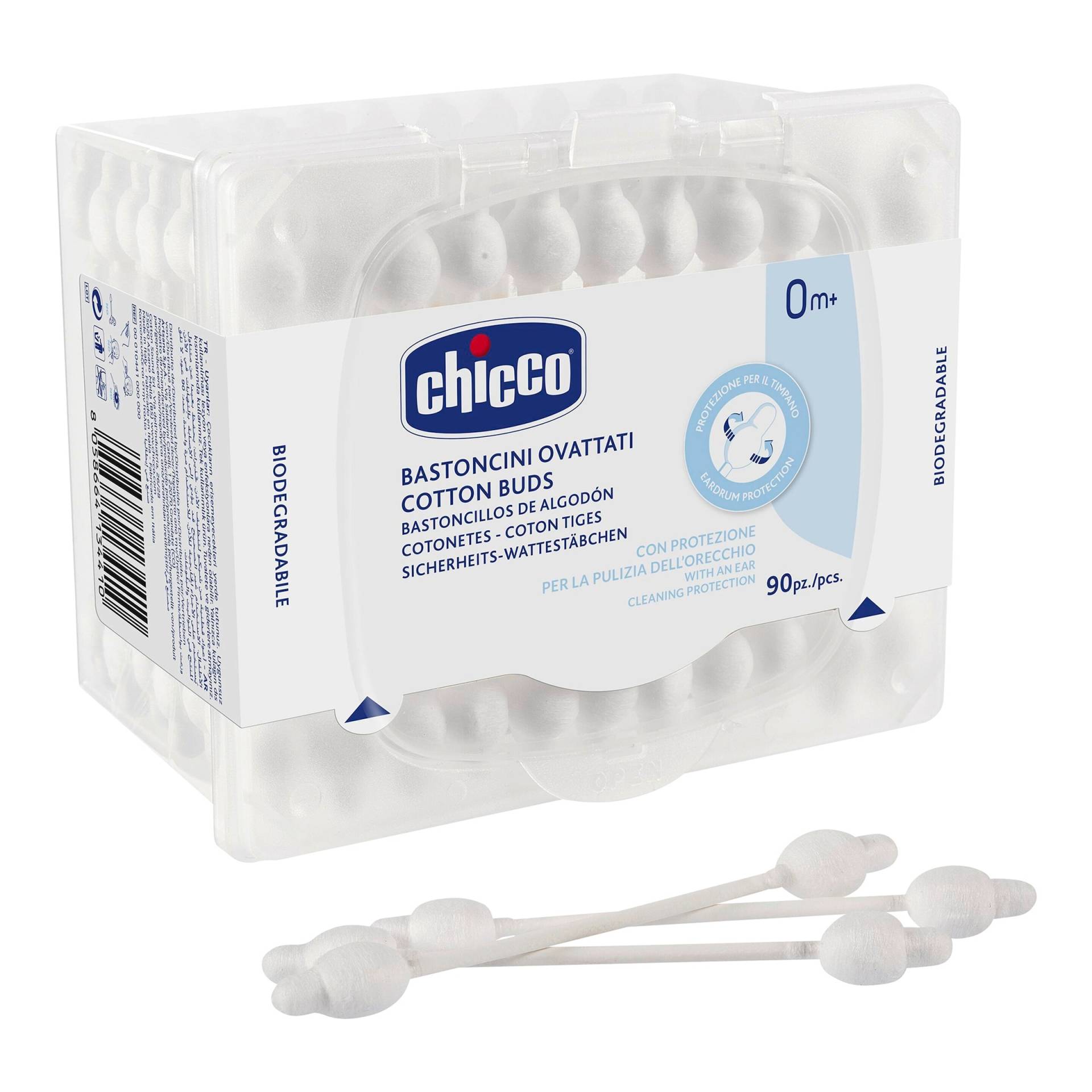 Sicherheitswattestäbchen, 90 Stück von Chicco