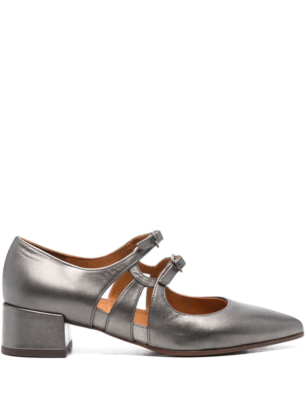 Chie Mihara 30mm Jersey pumps - Silver von Chie Mihara