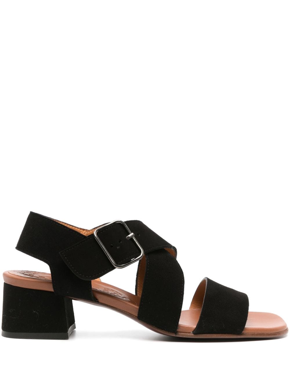 Chie Mihara 35mm Quisael suede sandals - Black von Chie Mihara