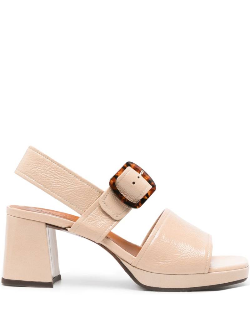 Chie Mihara 70mm Ginka leather sandals - Neutrals von Chie Mihara