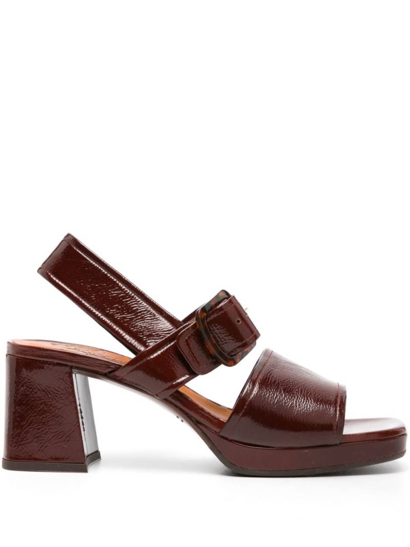 Chie Mihara 70mm Ginka leather sandals - Red von Chie Mihara