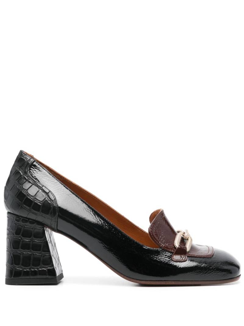 Chie Mihara 72mm Sotel patent leather pumps - Black von Chie Mihara