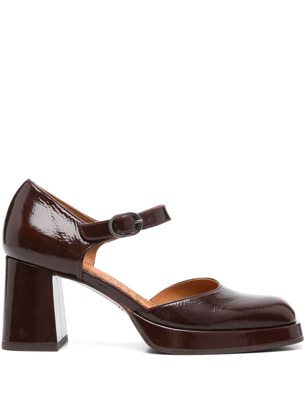 Chie Mihara 80mm Kante pumps - Brown von Chie Mihara