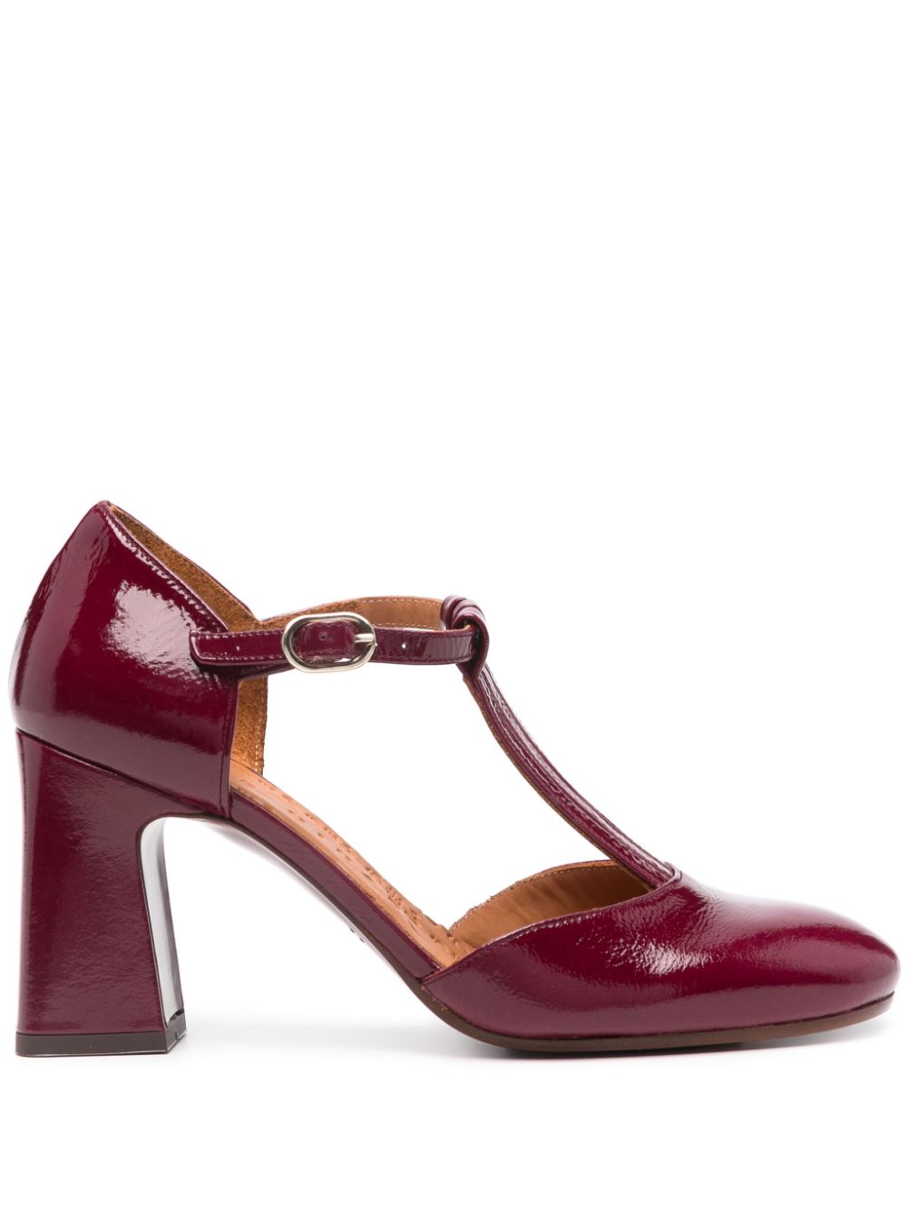 Chie Mihara 85mm Misur patent leather pumps - Purple von Chie Mihara