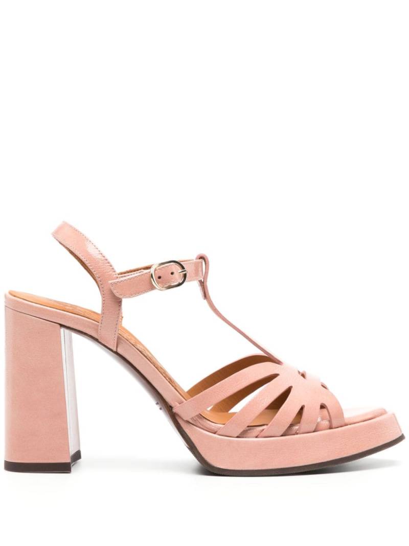 Chie Mihara Abay 85mm leather sandals - Pink von Chie Mihara