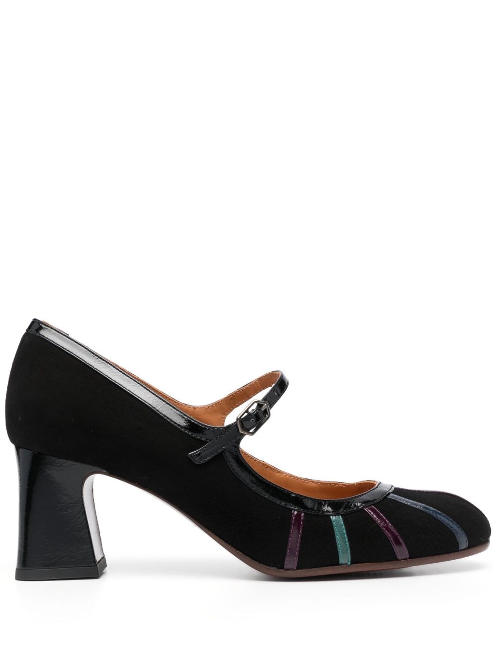 Chie Mihara Aguta 70mm suede pumps - Black von Chie Mihara