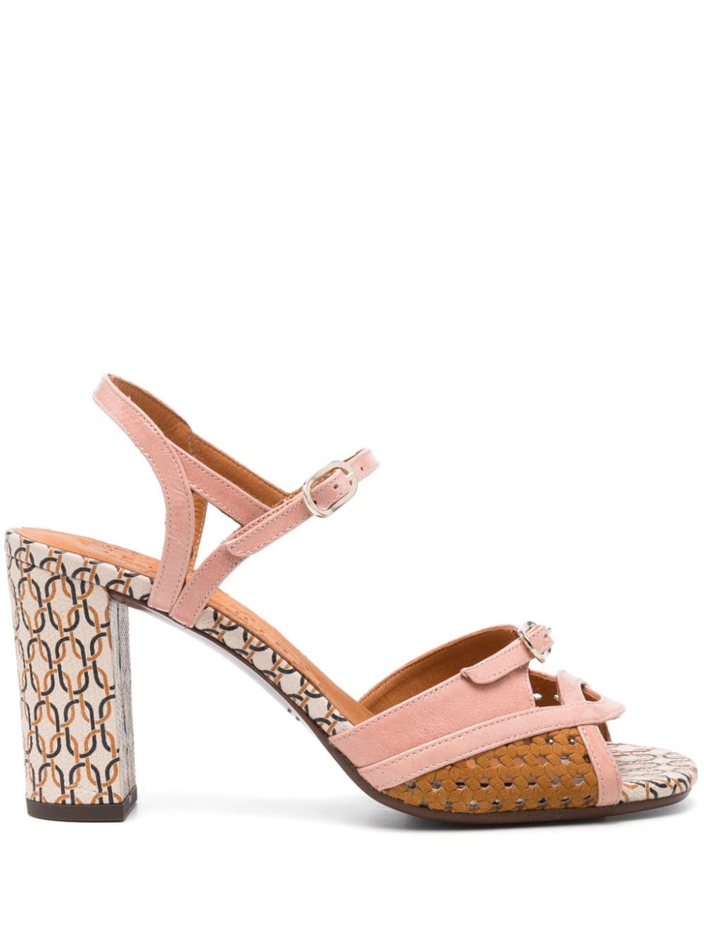 Chie Mihara Bindi 75mm leather sandals - Pink von Chie Mihara