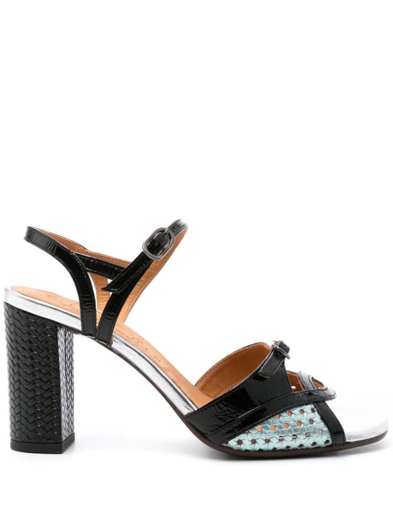 Chie Mihara Bindi 85mm leather sandals - Black von Chie Mihara