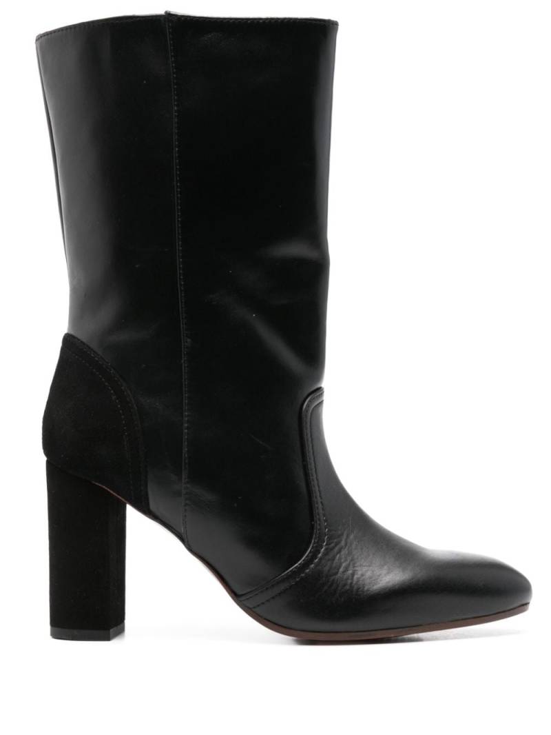 Chie Mihara Ebita 75mm leather boots - Black von Chie Mihara