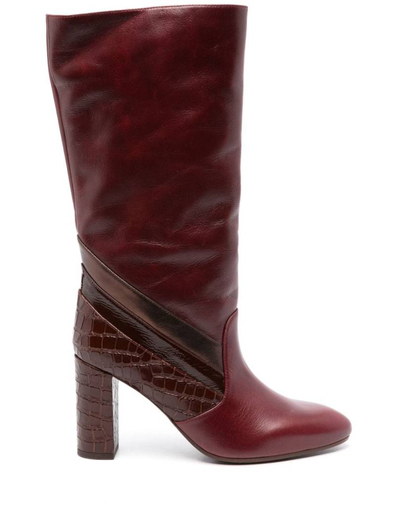 Chie Mihara Elik 80mm knee-length boots - Red von Chie Mihara