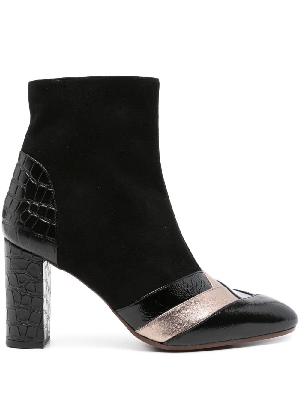 Chie Mihara Enia 85mm suede ankle boots - Black von Chie Mihara