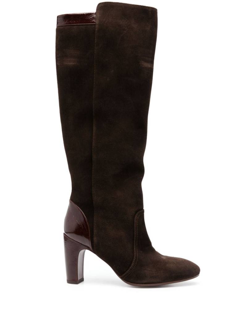 Chie Mihara Eryan 90mm suede boots - Brown von Chie Mihara