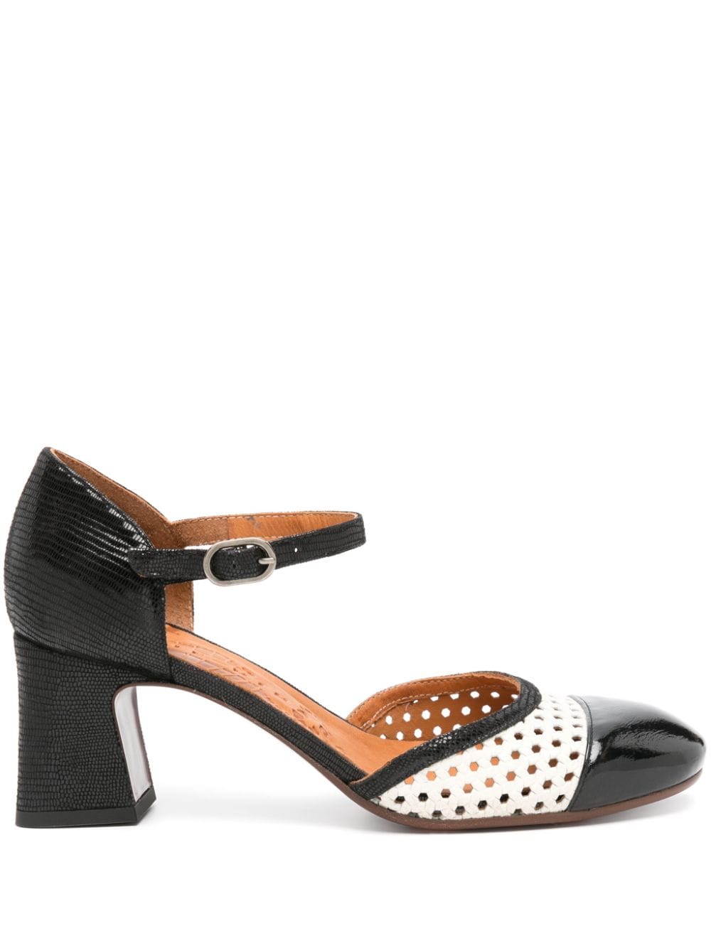 Chie Mihara Fiza 55mm perforated pumps - Black von Chie Mihara