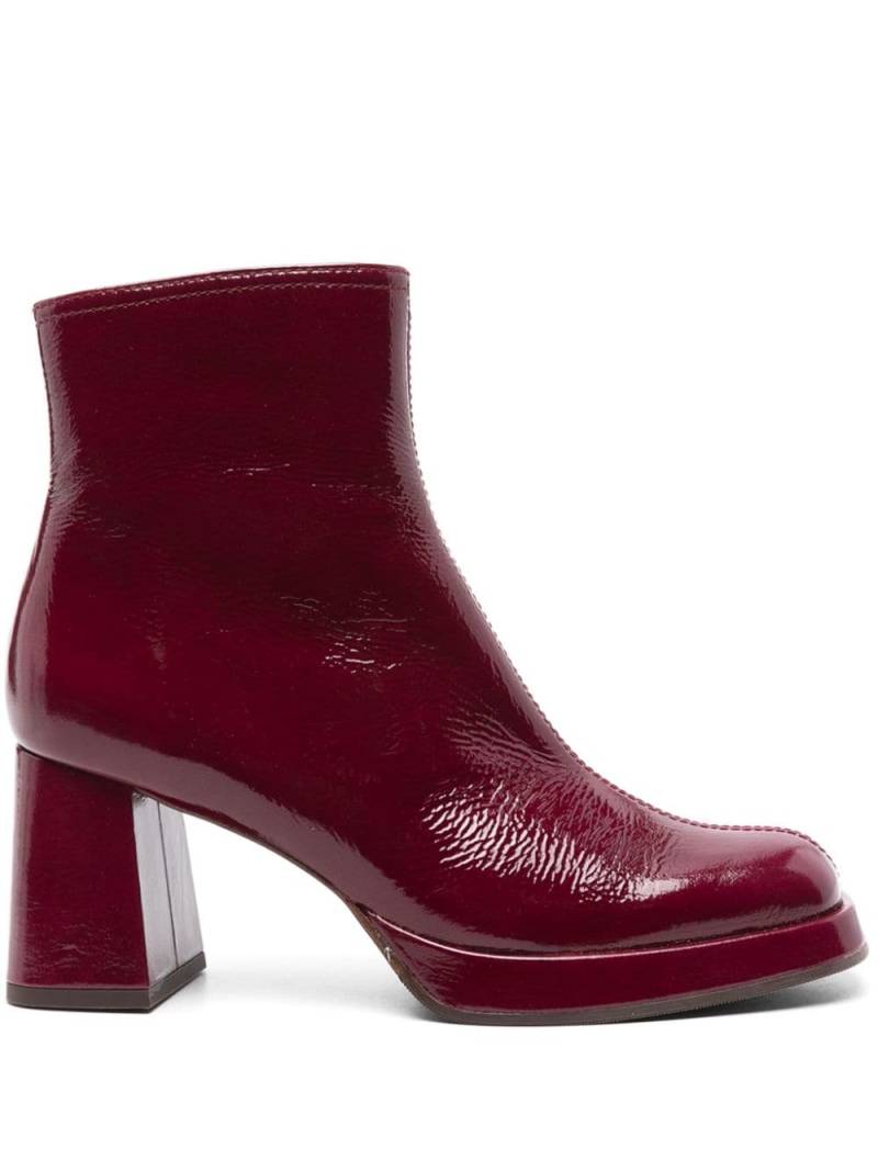 Chie Mihara Kentin 80mm leather ankle boots - Red von Chie Mihara