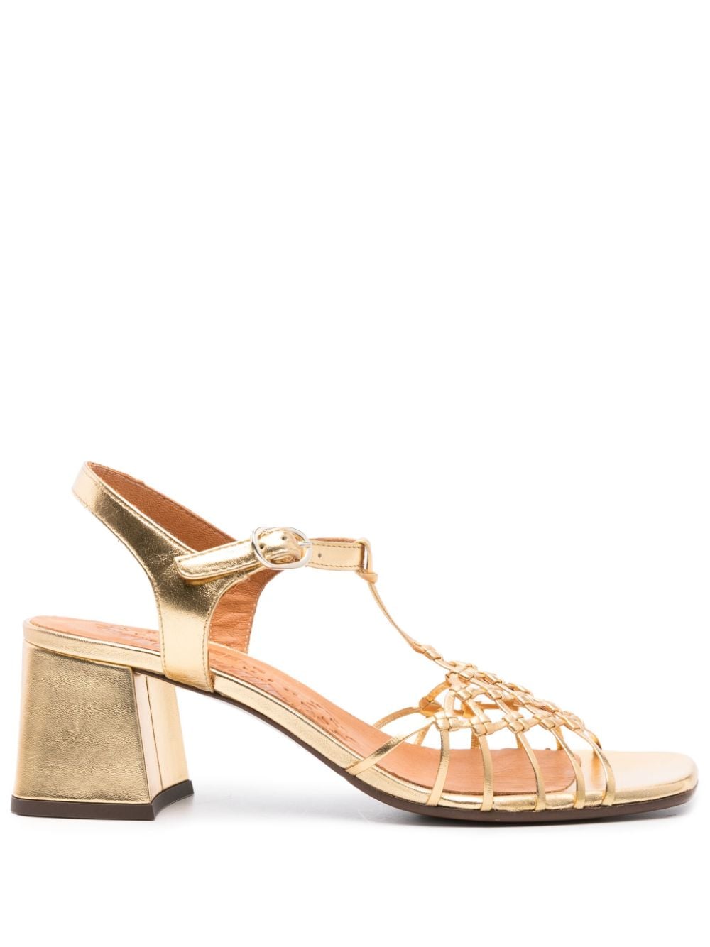 Chie Mihara Lantes 65mm leather sandals - Gold von Chie Mihara