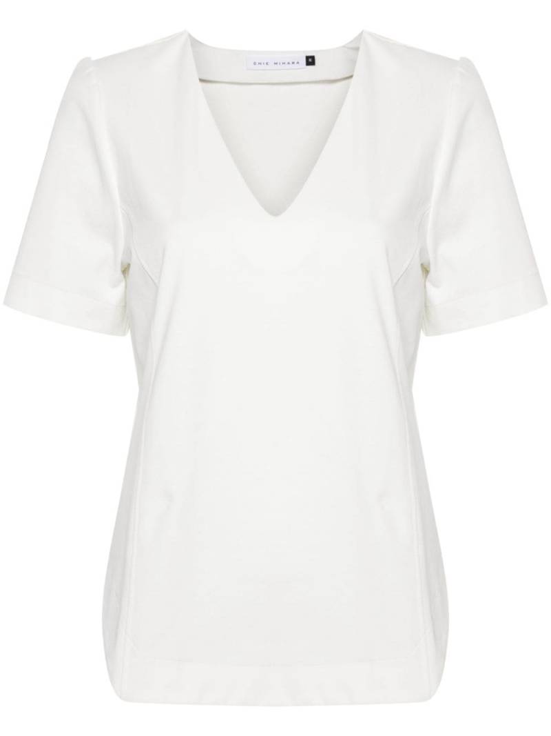 Chie Mihara Llea panelled T-shirt - White von Chie Mihara