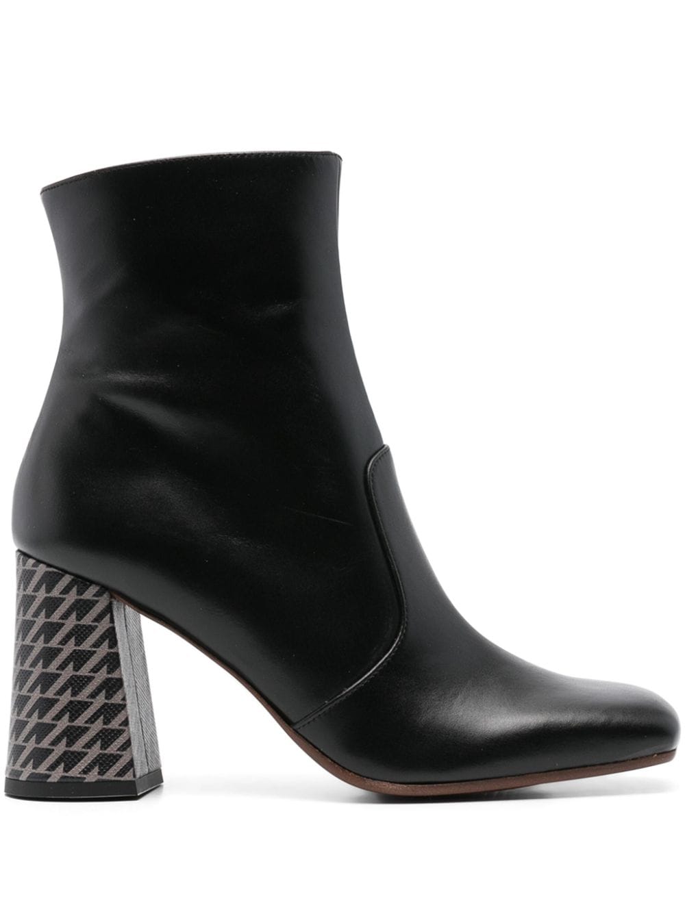 Chie Mihara Oysi 70mm leather ankle boots - Black von Chie Mihara