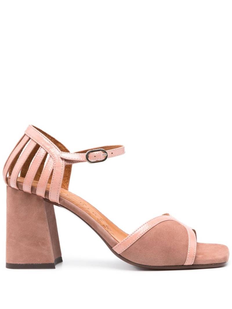 Chie Mihara Pelu 85mm leather sandals - Pink von Chie Mihara