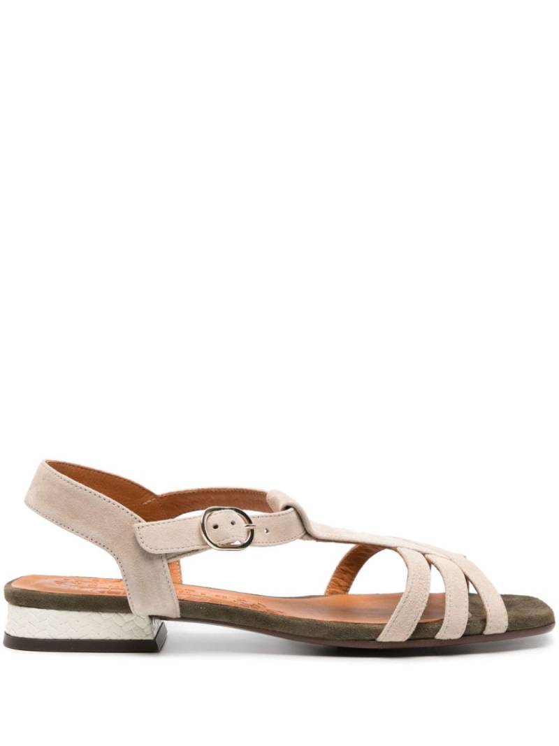 Chie Mihara Tiana suede sandals - Neutrals von Chie Mihara