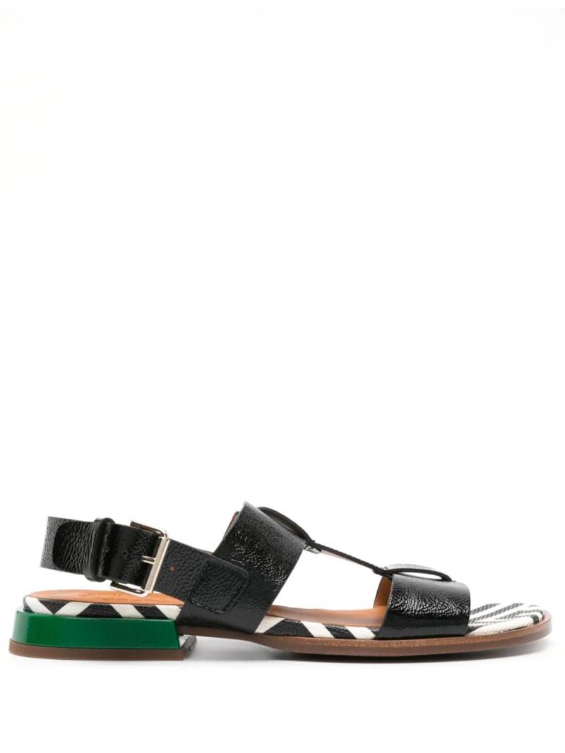 Chie Mihara Wayway buckle-fastening leather sandals - Black von Chie Mihara