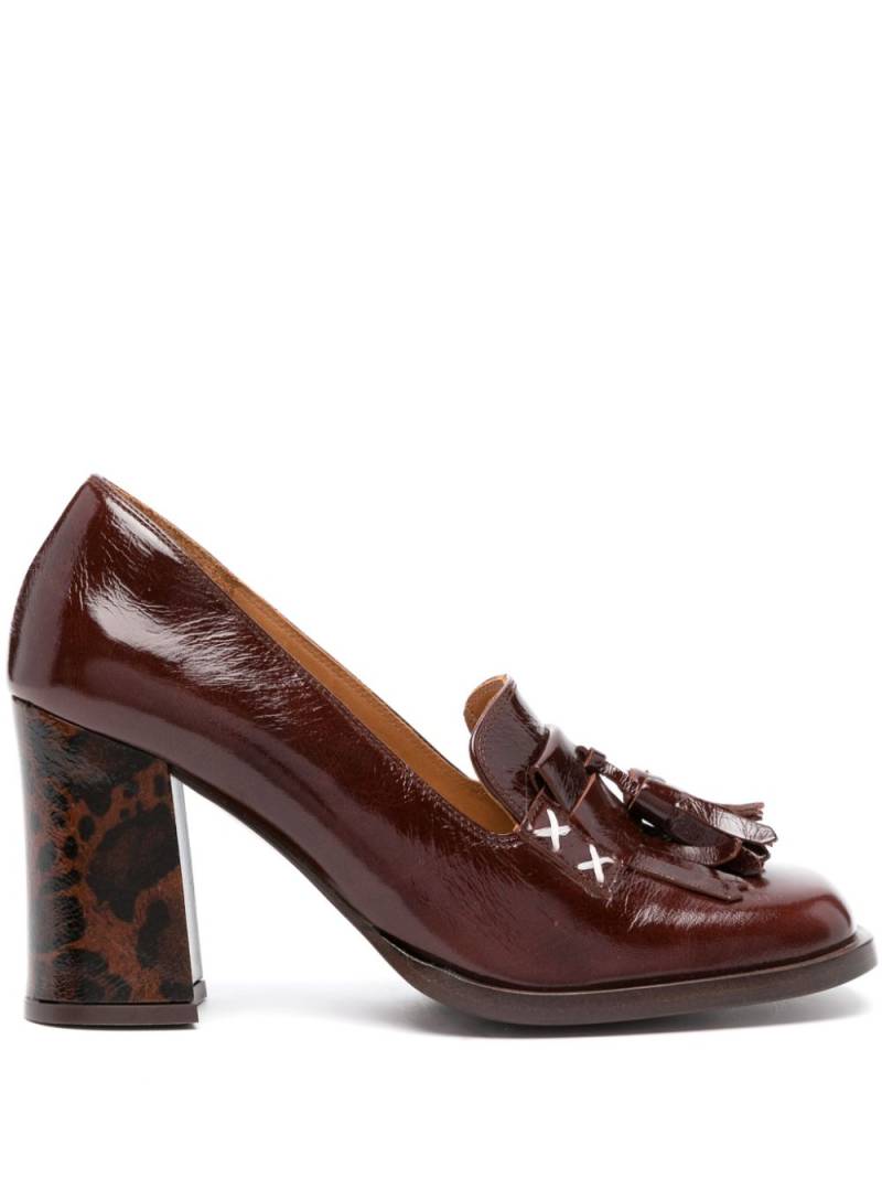 Chie Mihara Xeto 85mm tassel-detail pumps - Brown von Chie Mihara