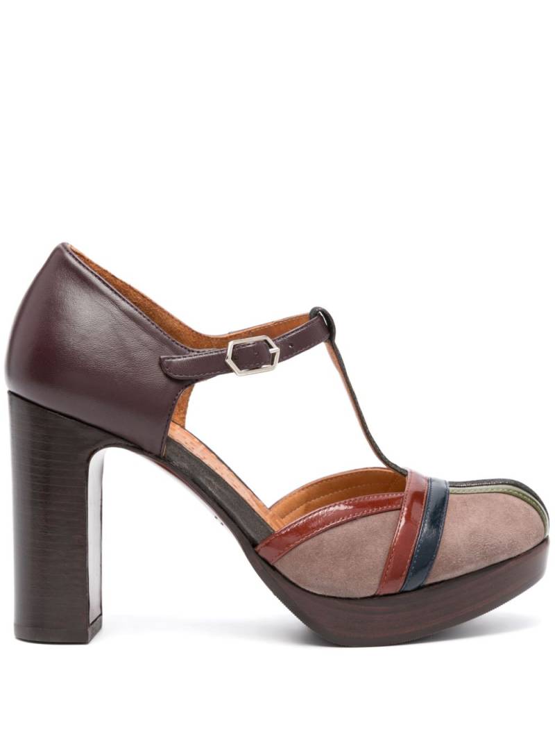 Chie Mihara Yarmin 100mm leather pumps - Brown von Chie Mihara