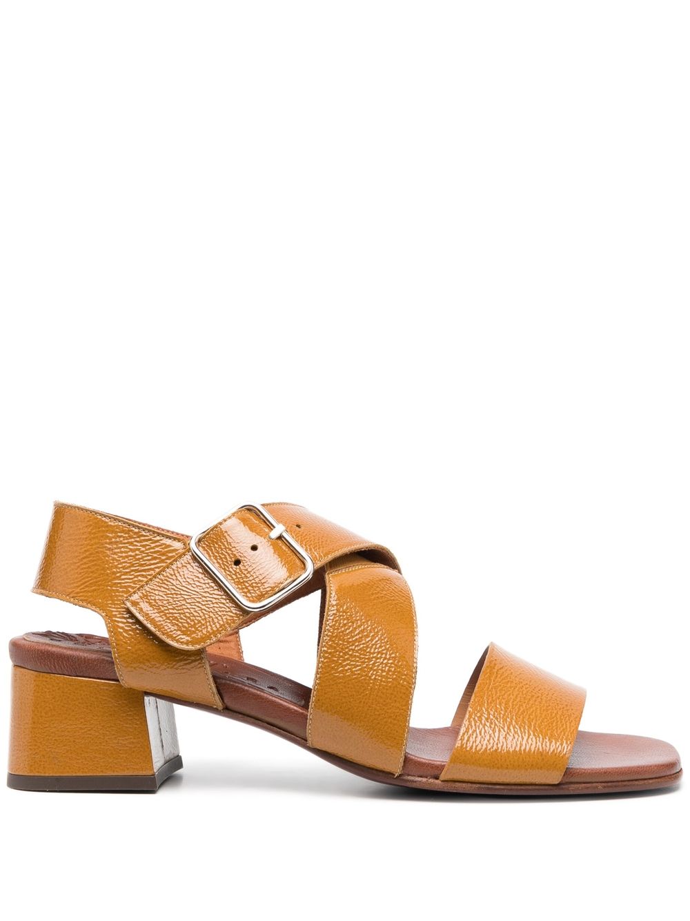 Chie Mihara ankle-strap leather sandals - Orange von Chie Mihara