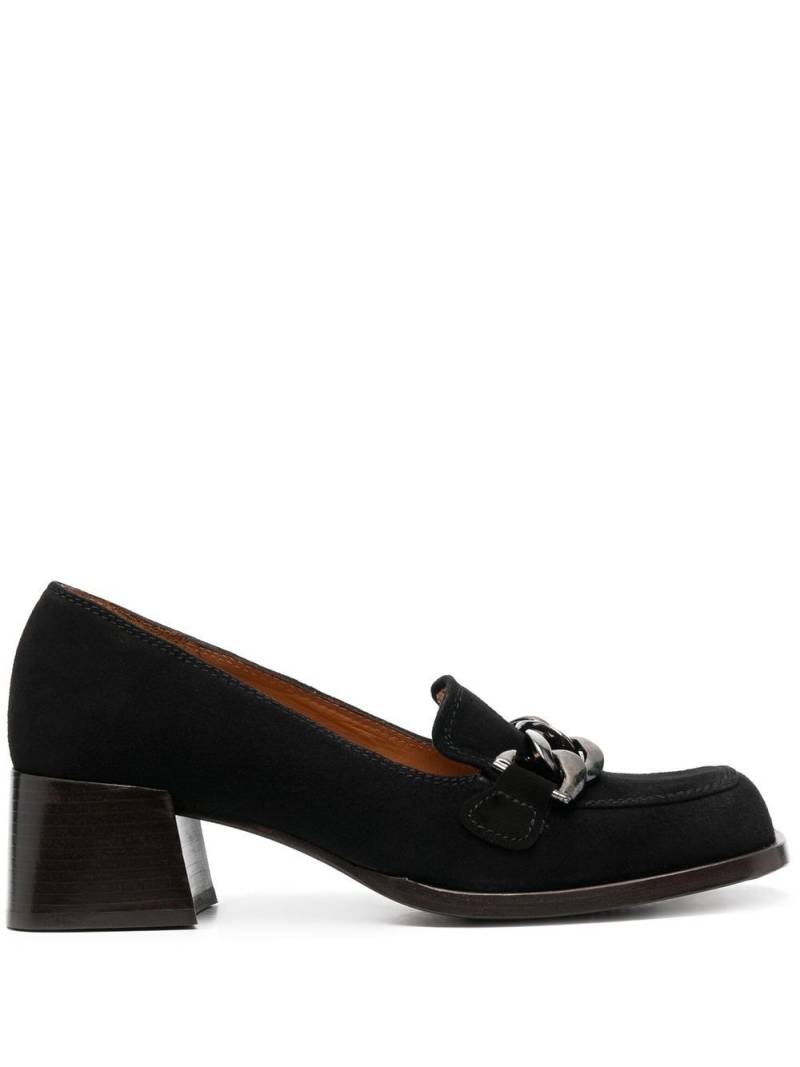 Chie Mihara chain-detail loafers - Black von Chie Mihara