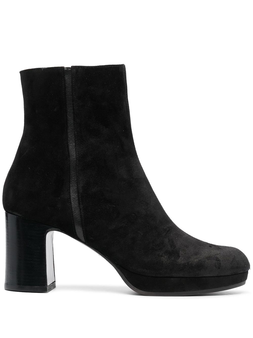 Chie Mihara zipped ankle boots - Black von Chie Mihara