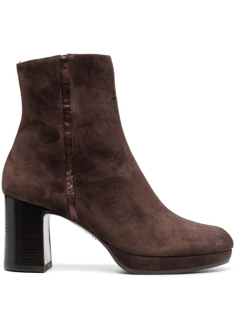 Chie Mihara zipped ankle boots - Brown von Chie Mihara