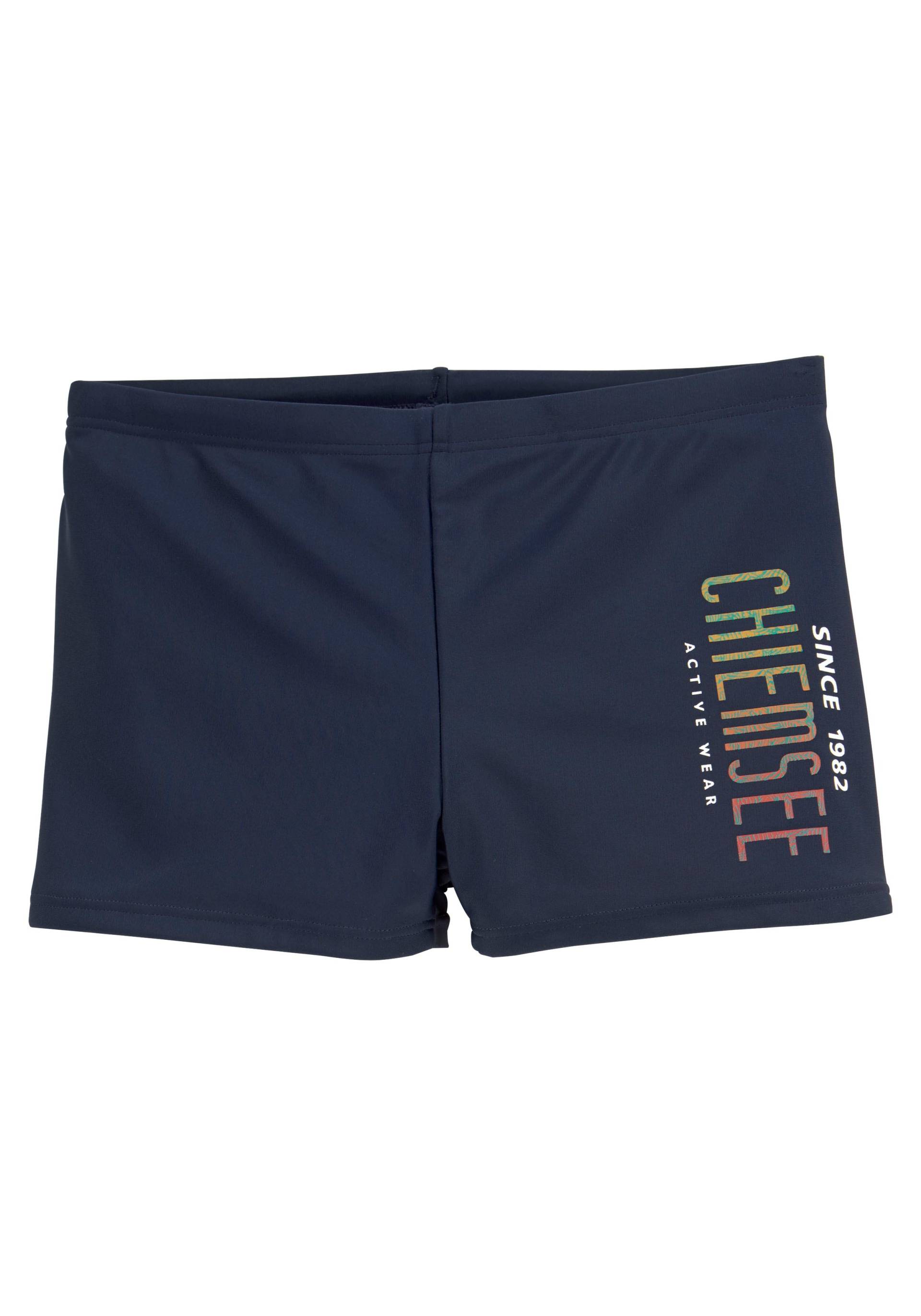 Chiemsee Boxer-Badehose, mit Logodruck von Chiemsee