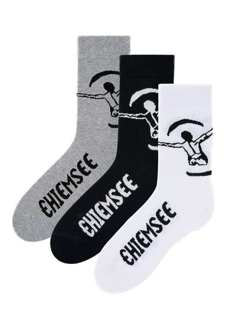 Chiemsee Freizeitsocken, (Packung, 3 Paar), in pflegeleichter Markenqualität von Chiemsee