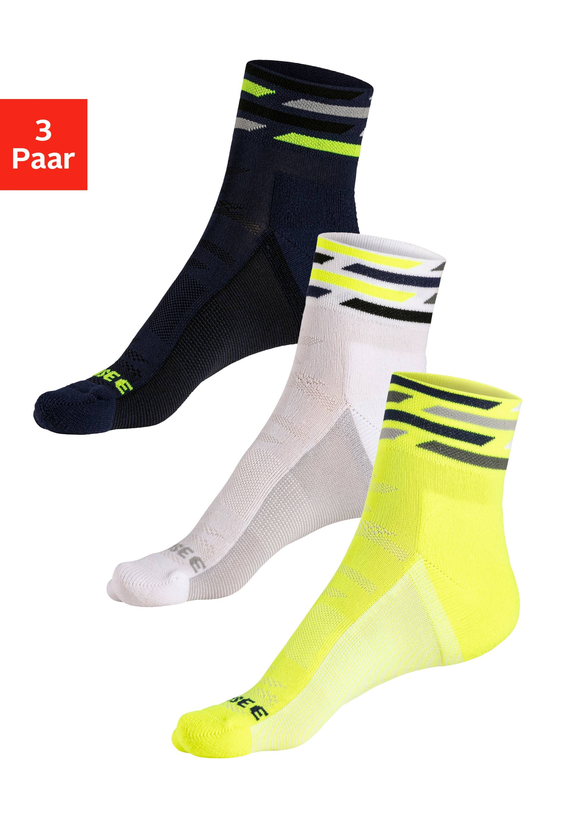 Chiemsee Funktionssocken, (Packung, 3 Paar), Nylon-Microfaser Sportsocken von Chiemsee