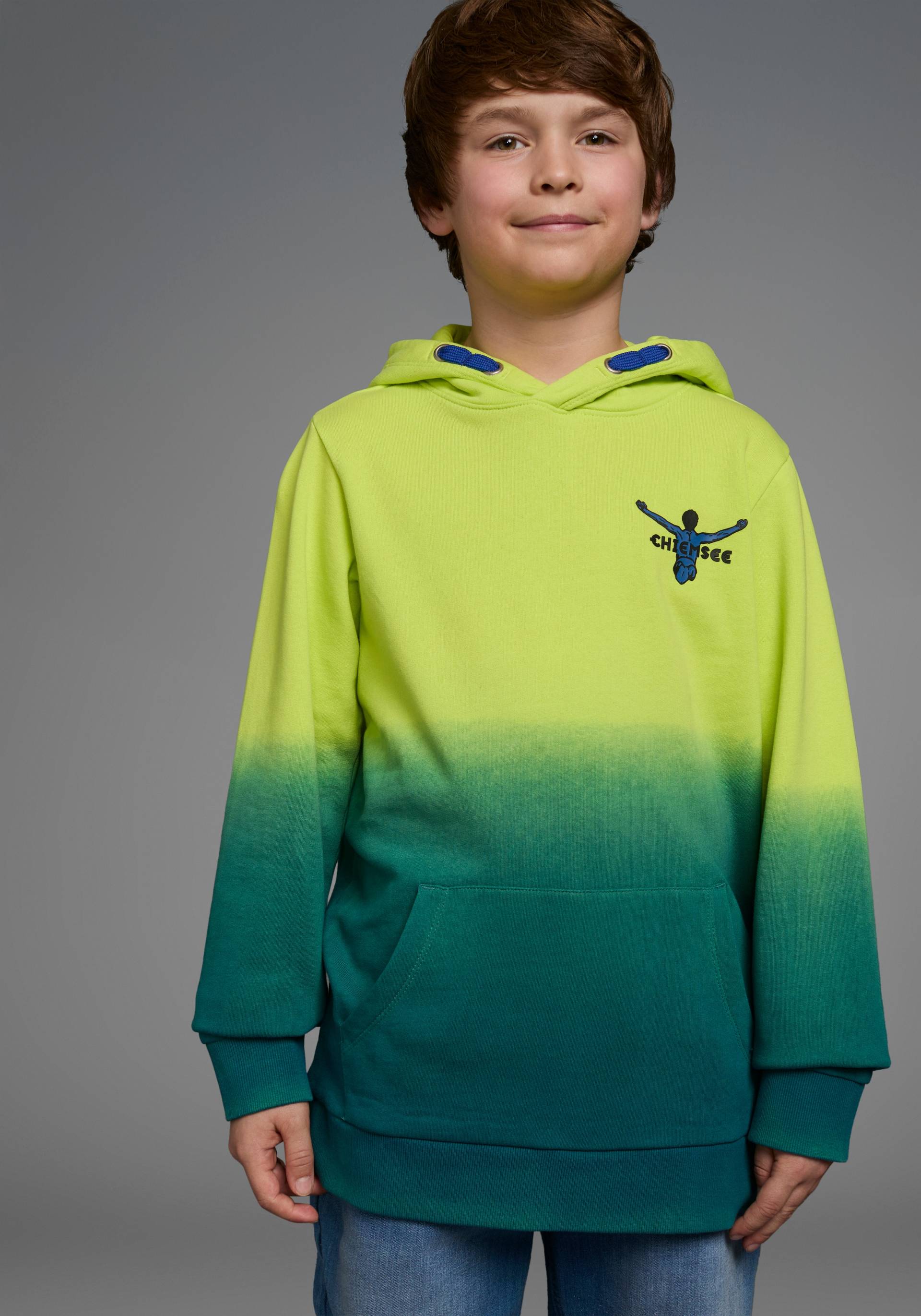 Chiemsee Kapuzensweatshirt »LITTLE RAINBOW«, Langarm, bedruckt, Rundhalsausschnitt, aus 100% Baumwolle Chiemsee Kapuzensweatshirt »LITTLE RAINBOW«, Langarm, bedruckt, Rundhalsausschnitt, aus 100% Baumwolle von Chiemsee