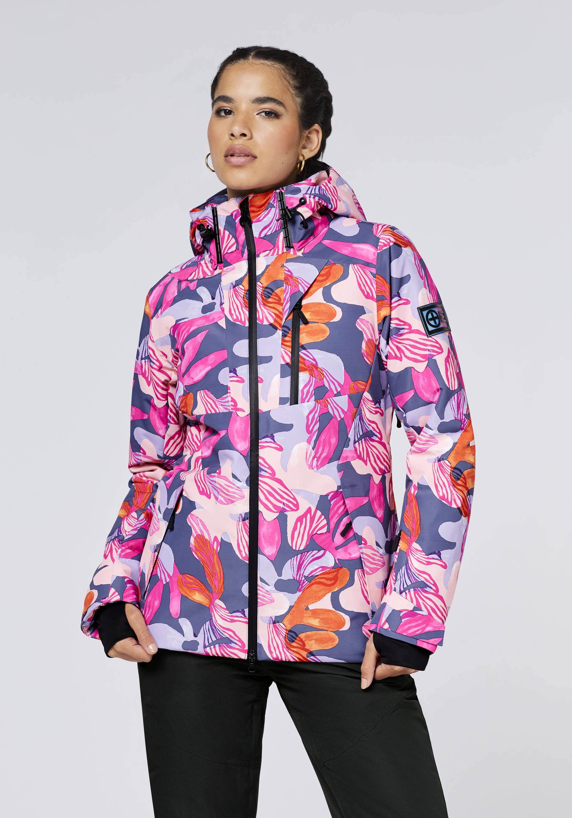 Chiemsee Skijacke »PURPLE/PINK AOP«, mit Kapuze Chiemsee Skijacke »PURPLE/PINK AOP«, mit Kapuze von Chiemsee
