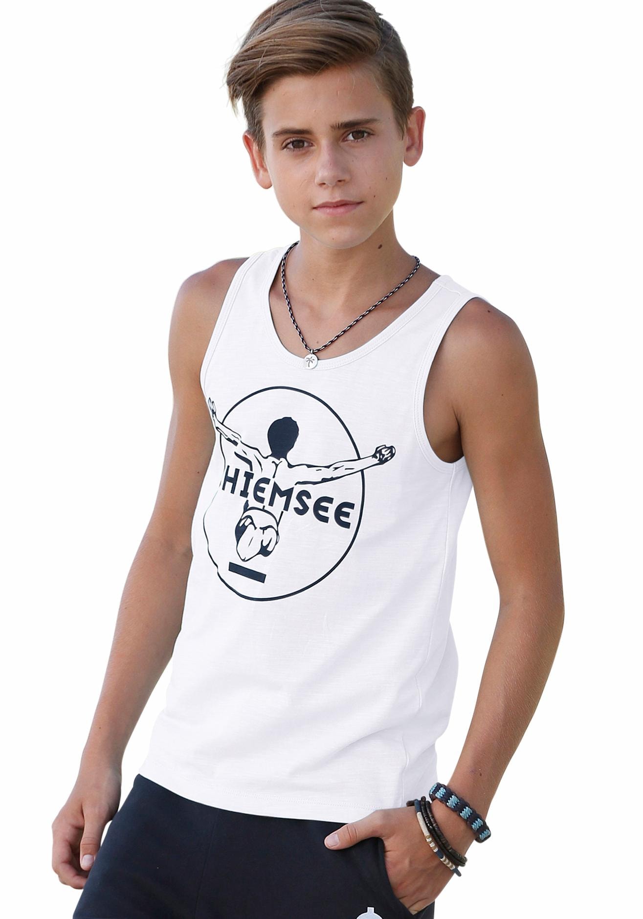 Chiemsee Tanktop »BASIC«, mit Logo-Druck in Kontrast von Chiemsee